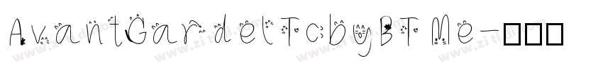AvantGardelTcbyBT Me字体转换
